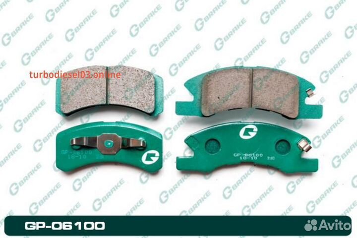 Колодки G-brake GP-06100 GP06100 G-brake
