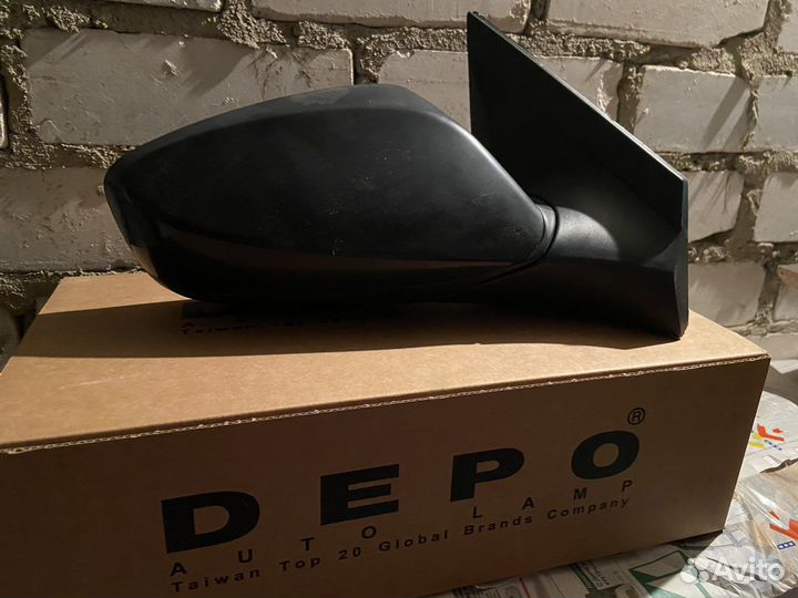 Боковое зеркало на hyundai solaris 1