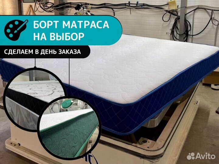 Матрас 160х200 пышный трикотаж