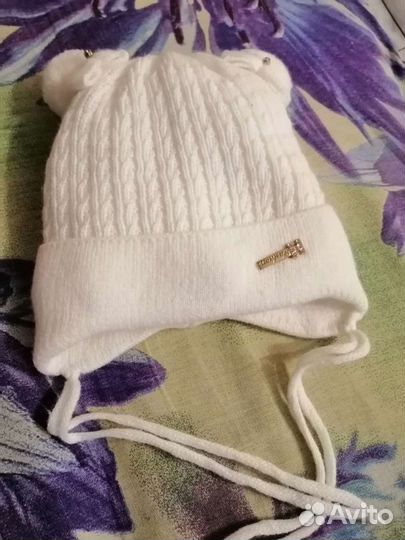 Шапка зимняя для девочки новая