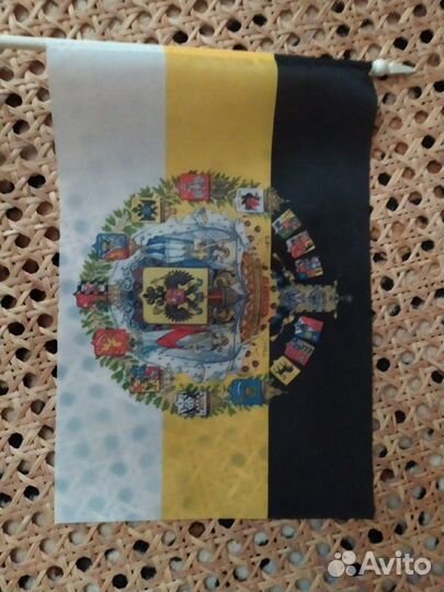 Настольный флажок. Имперка-герб Российской империи