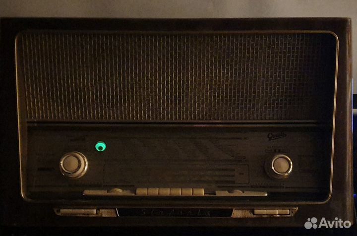 Красавчик Graetz 522 Sinfonia. Ламповый радиоприем