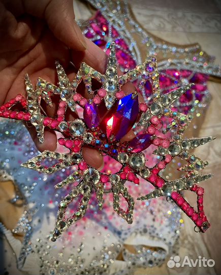 Украшение на пучок,тика,коронка на голову