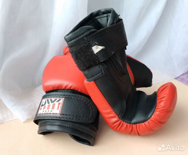 Боксерские перчатки детские 6 oz jivi sport 7-9 л