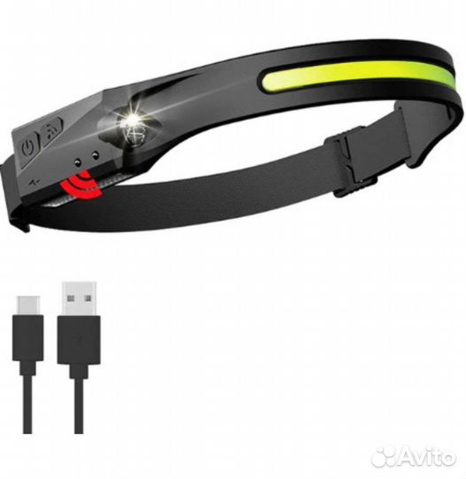 Налобный фонарь светодиодный и аккумуляторный