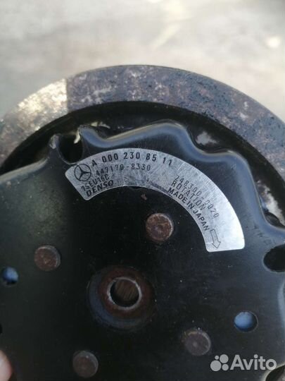 Шкиф компрессора кондиционера mercedes