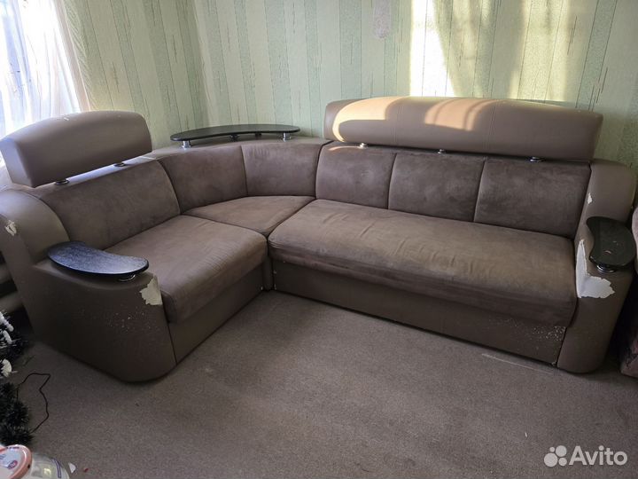 Угловой диван бу