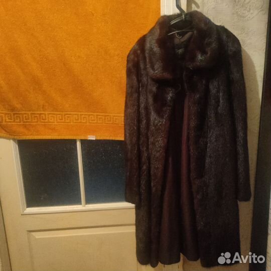 Шуба норковая 46 48 черная