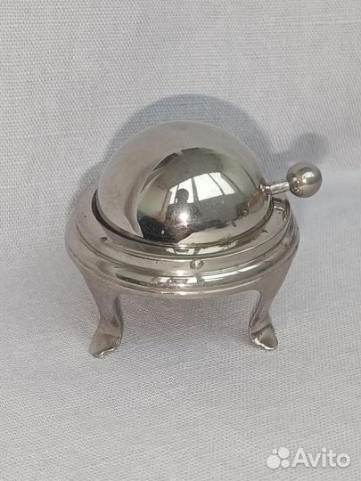 Старинная винтажная мини икорница