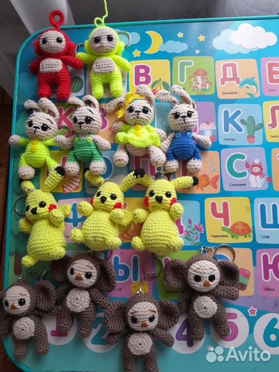 Вязанный брелок