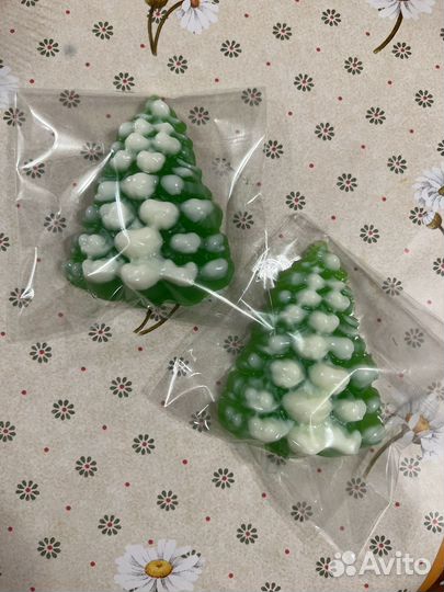 Мыло ручной работы ёлочка
