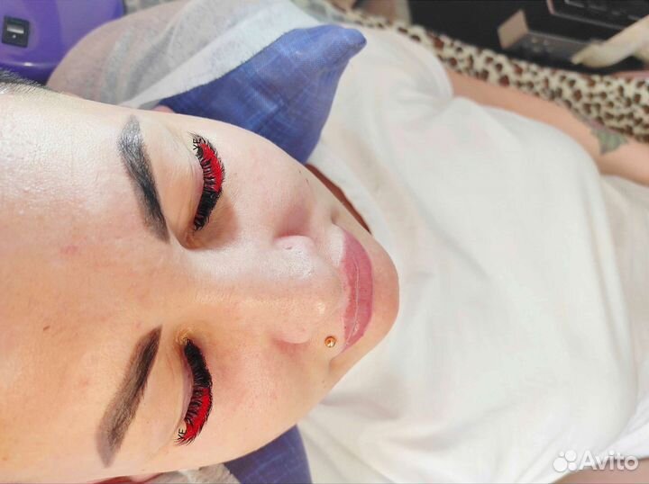 Наращивание ресниц, снятие.Обучение