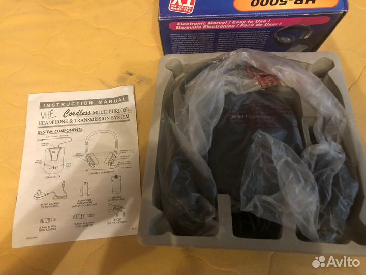 Беспроводные Наушники HB-5000 HI-FI.Новые.90х