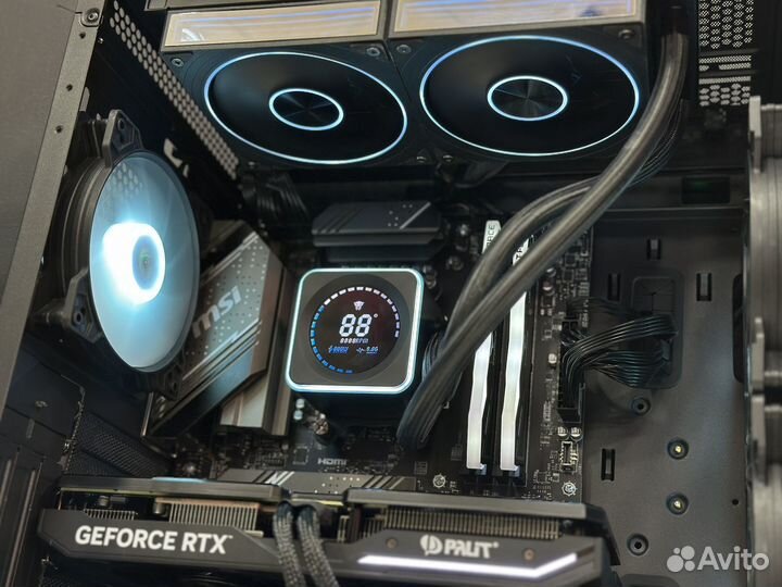 Новый Пк Ryzen 7 7800X3D 32G озу RTX4070Super 12G