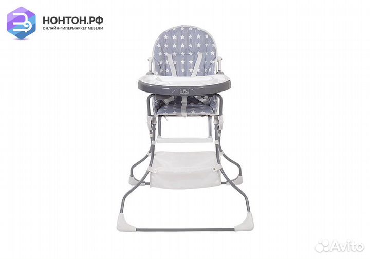 Стульчик для кормления Polini kids 252 Звезды серы