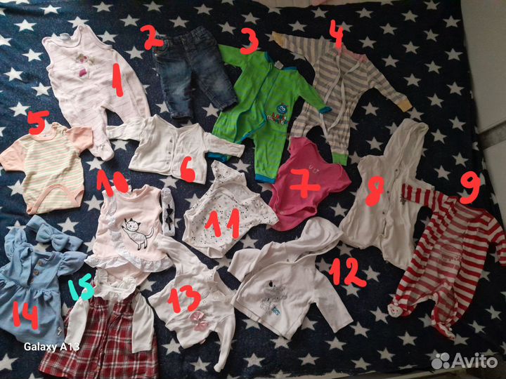Детские вещи от рождения и до школы