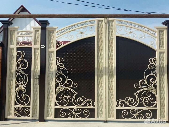 Кованые ворота и калитки под ключ