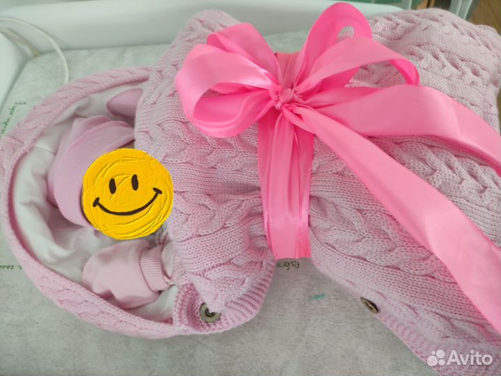 Теплый конверт на выписку и в коляску