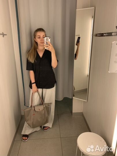 Брюки H&M женские летние лен