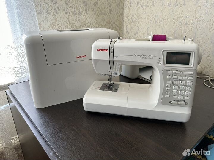 Швейная машинка janome memory craft 5200