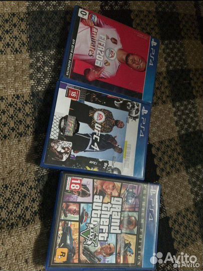 Диски PS 4 Обмен UFC 4 GTA 5 fifa 2020
