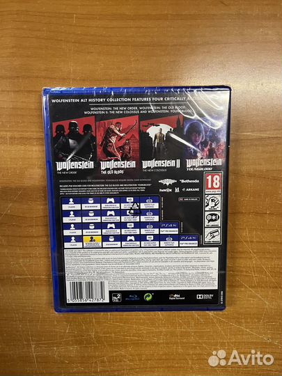 PS4 Wolfenstein Alt History Collection (новый)