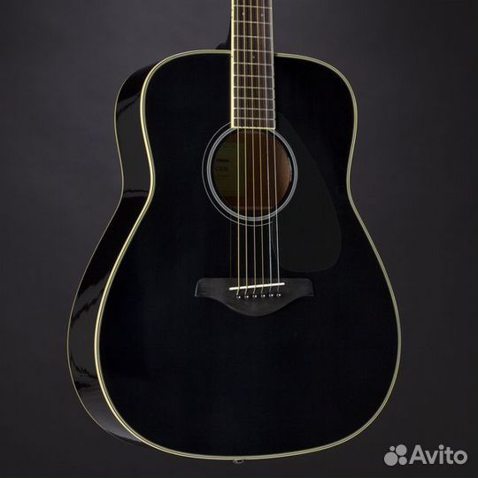 Акустическая гитара Yamaha FG 820 BL II Black
