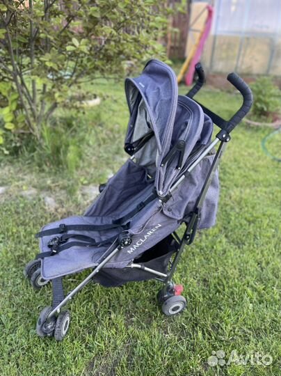 Коляска-трость maclaren quest sport denim