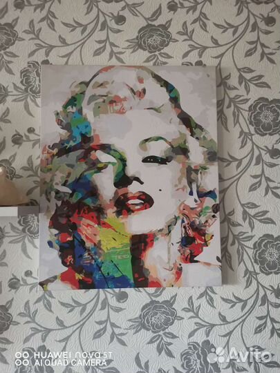 Картина Мерлин Монро акрил