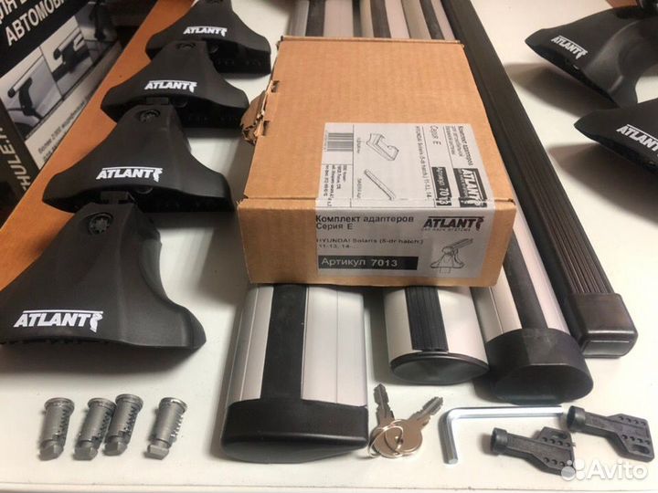 Багажник на крышу Хендай Солярис (5-dr hatch.) 11