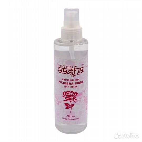 Розовая вода (rose water) спрей Aasha Ааша 200мл