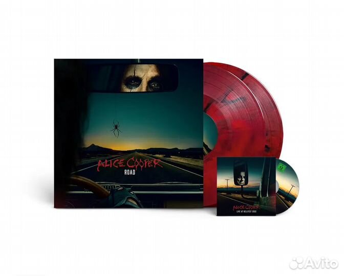 Alice Cooper - Road (Red Marbled 2LP + DVD)