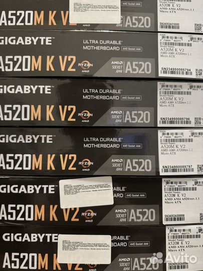 Материнская плата Gigabyte A520M K V2 новая