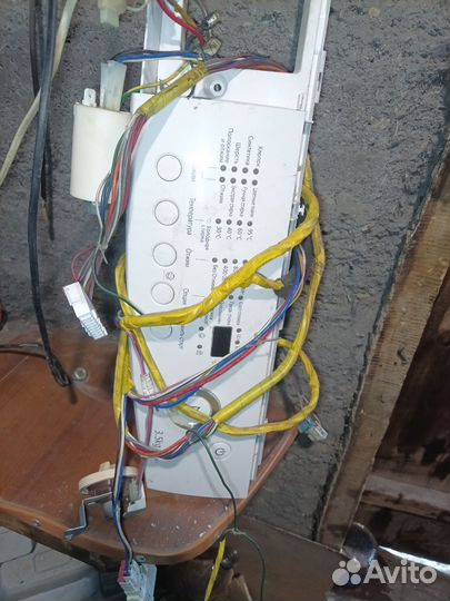 Панель управления стиральной машины samsung