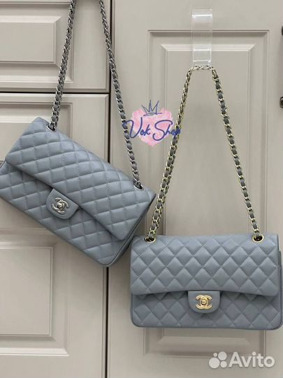 Сумка клатч Chanel классика из натуральной