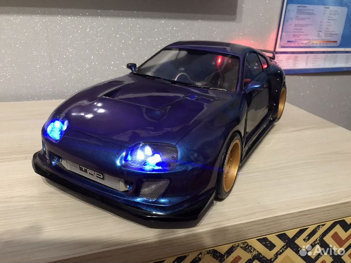 Кузов Toyota Supra A80 для RC моделей 1:10