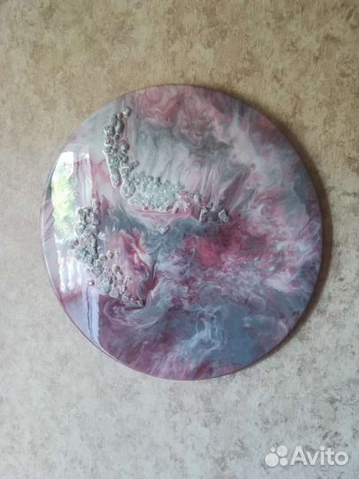 Картина из эпоксидной смолы. нежность