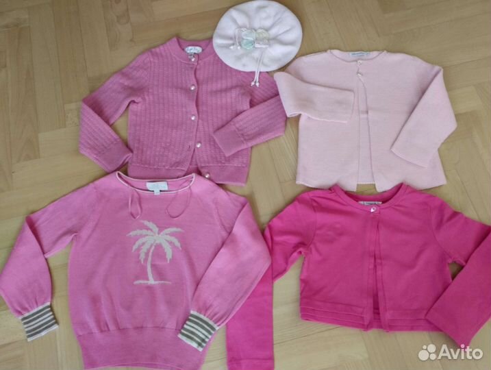 Кардиганы/кофточки на девочку 4-5 лет