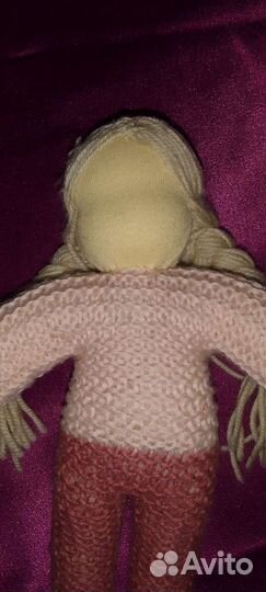 Кукла вязаная без лица заготовка