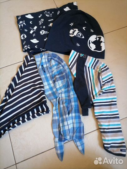 Кепки рр 51-53, шапки, банданы 1-3 года