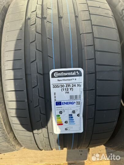 Continental SportContact 6 295/35 R24 и 335/30 R24