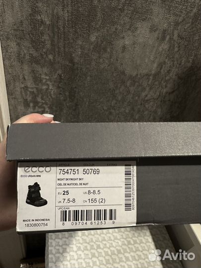 Ботинки детские ecco