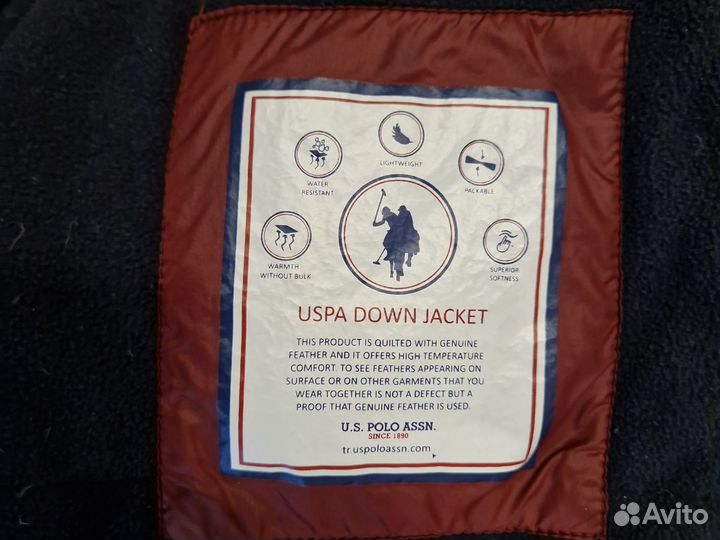 Пуховик мужской us polo assn