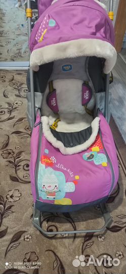 Санки коляска nika