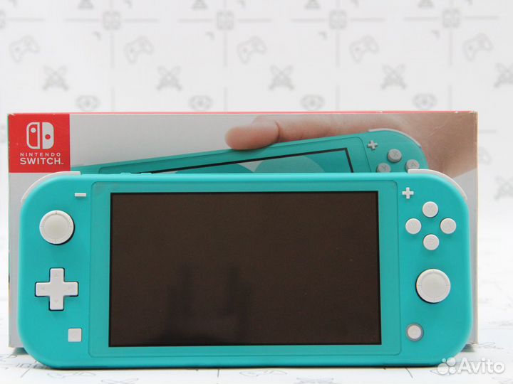 Игровая приставка Nintendo Switch Lite Turquoise 256GB В коробке