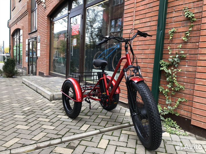 Электровелосипед новый трехколесный фэтбайк 26R