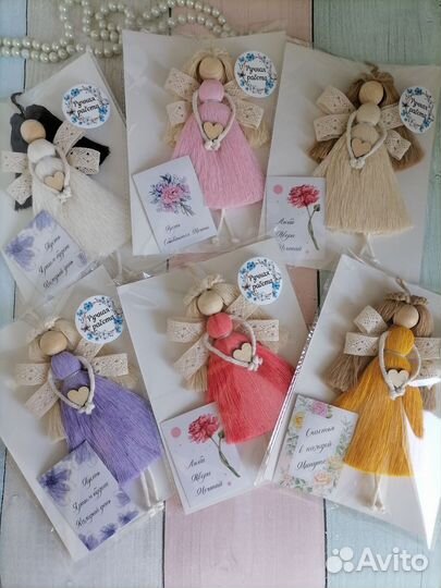 Ангел макраме подарок