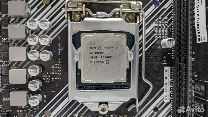Комплект i3 10100F + Asus B460