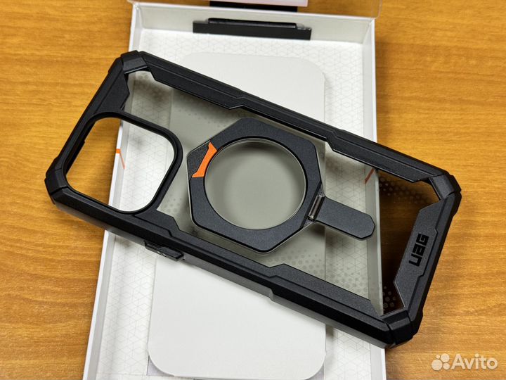 Чехол magsafe Uag Plasma XTE 15 Pro MAX Black/Oran