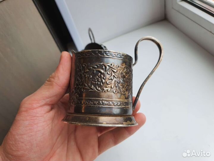 Подстаканник серебрение СССР